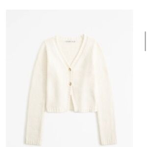 Abercrombie & Fitch Women's
Textural Cardigan Cream